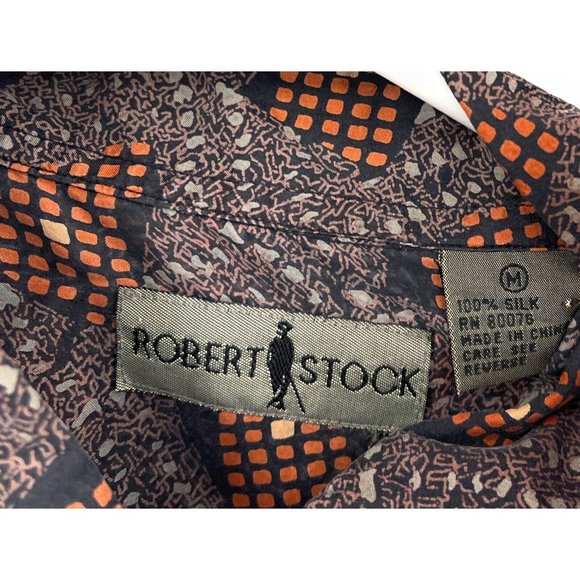Robert Stock | Shirts | Vintage Robert Stock Silk Shirt Mens Size M